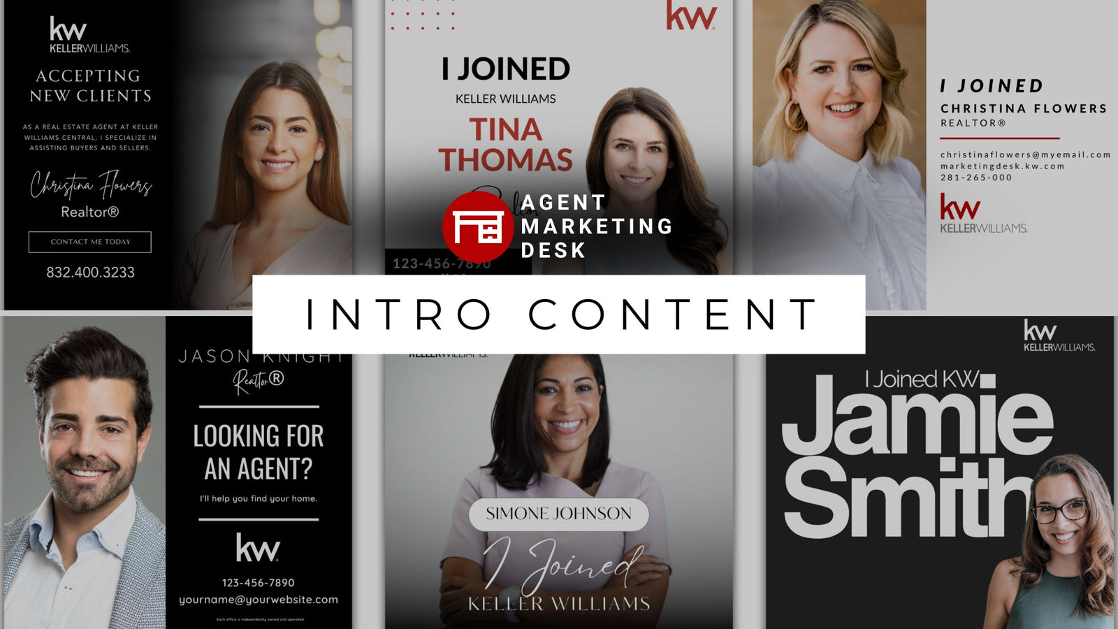 Agent Intro Content for Keller Williams Agents
