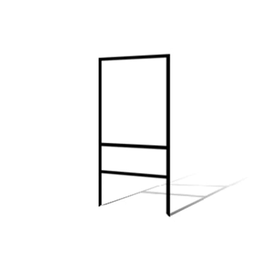 Metal Frame (Black) 18"w x 24"h