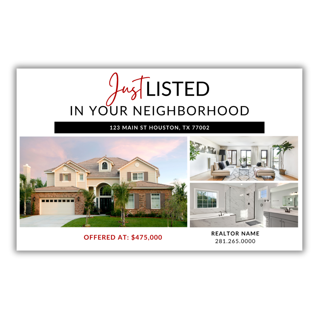 KW Signature Just Listed Postcards