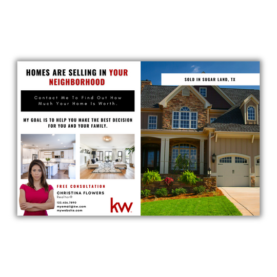 Homes are selling in your neighborhood Postcards