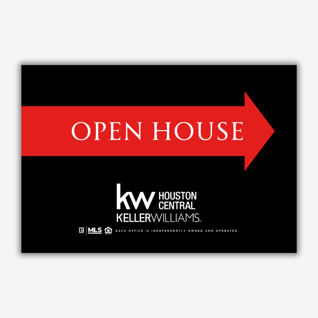 KWHC Open House Signs - for Keller Williams Houston Central