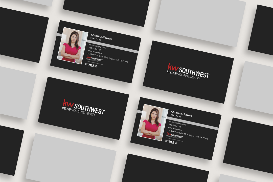 KW Black Business Card - horizontal