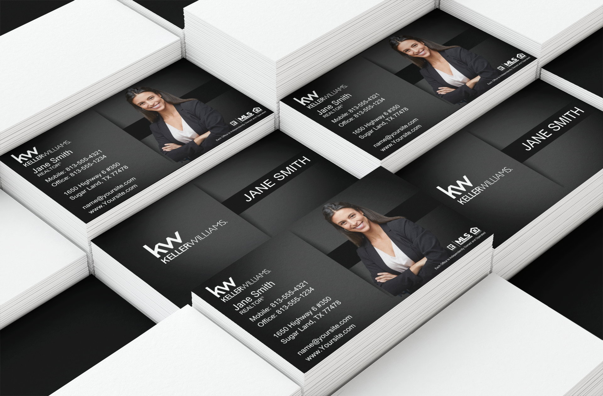 KW Black Business Card v2 - horizontal