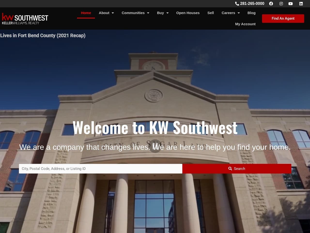 Keller Williams Southwest website