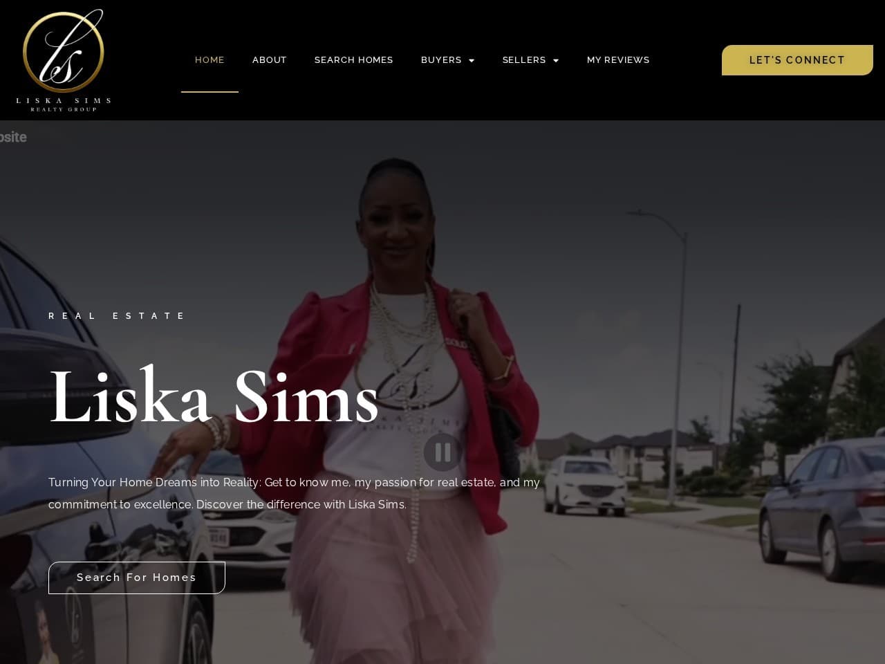 Liska Sims website