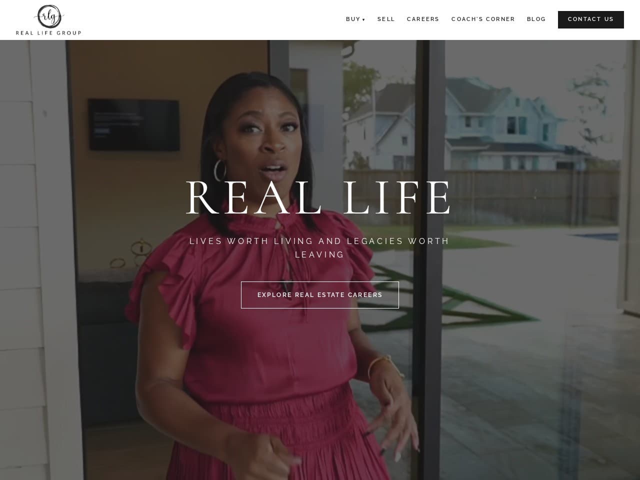 Real Life HTX Living website