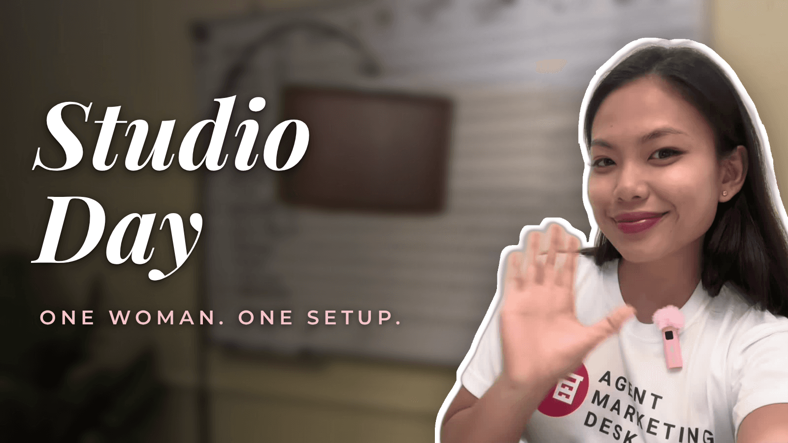 Behind the Scenes: A Studio Day with Azalea Creating Content for Agent Marketing School