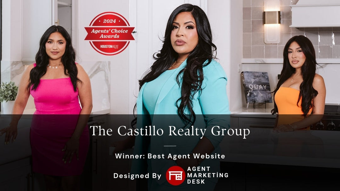 Agent Marketing Desk Celebrates Best Agent Website Award for The Castillo Realty Group