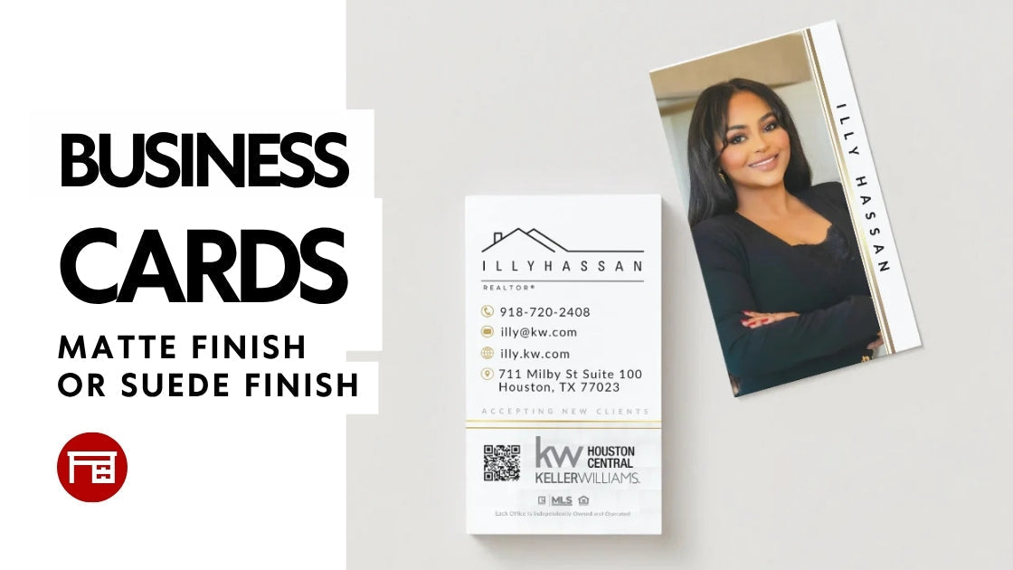 Matte vs. Suede Soft Touch Business Cards: What’s the Best Choice for Your Brand?
