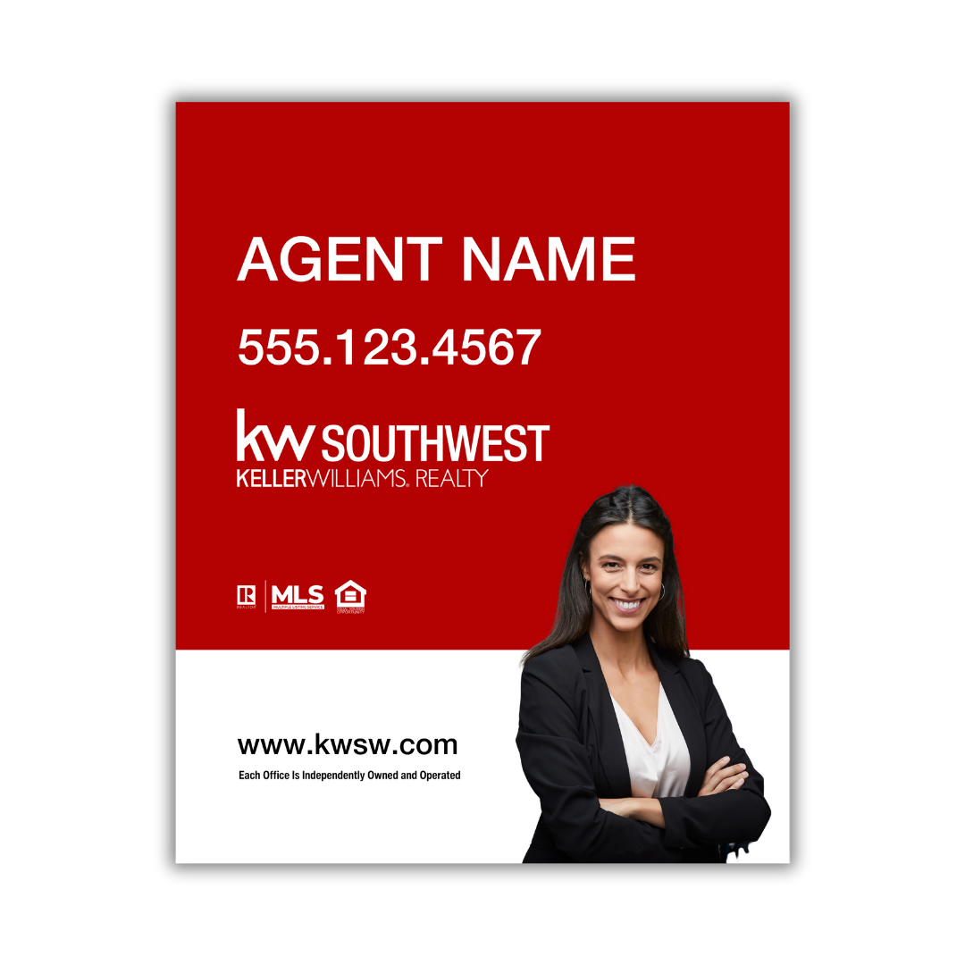 KW Southwest Red Sign 24x30