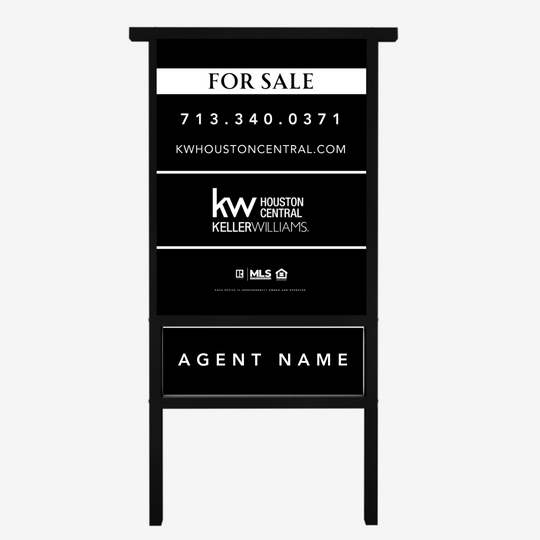 Keller Williams Houston Central Sign & Frame