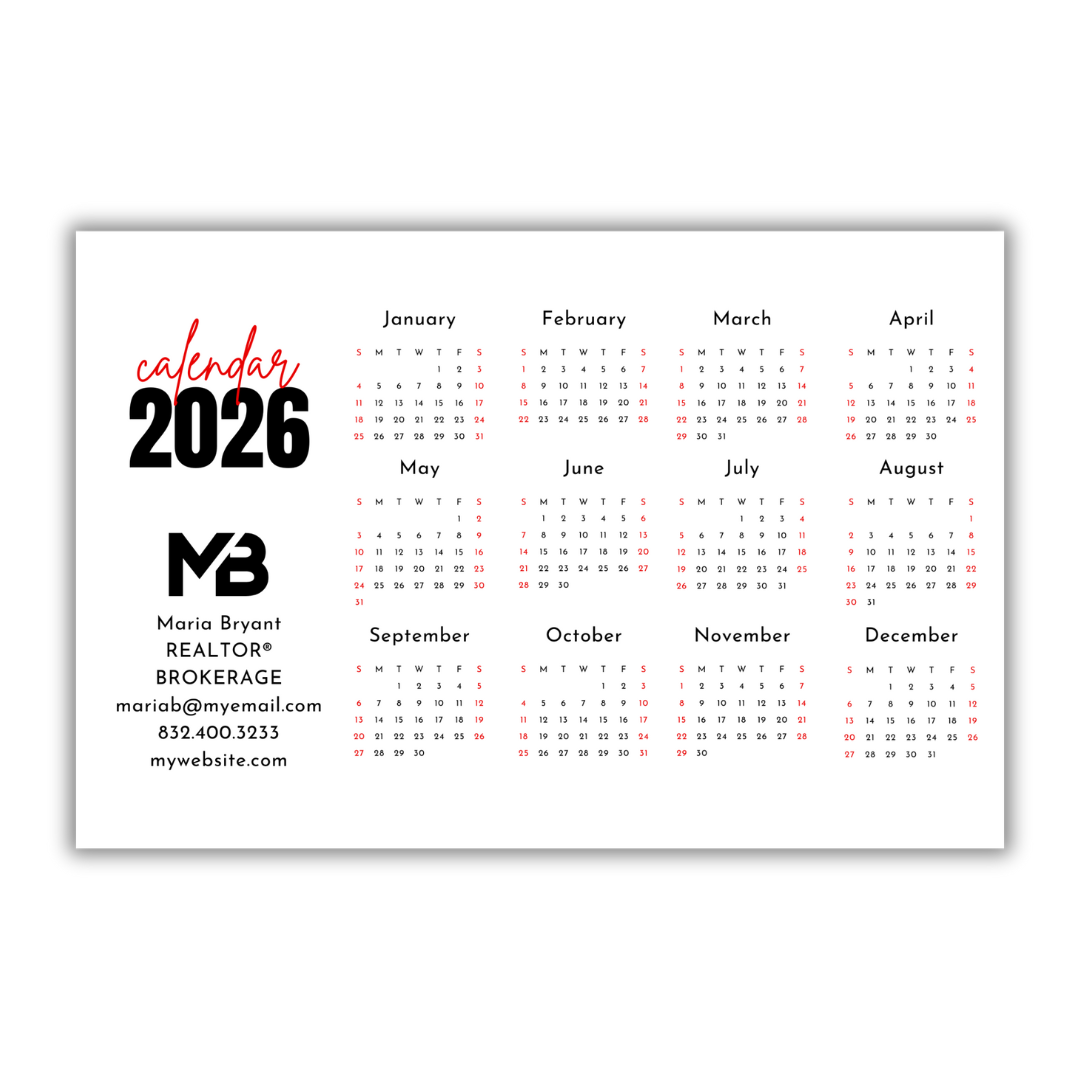 Magnetic Yearly Calendar