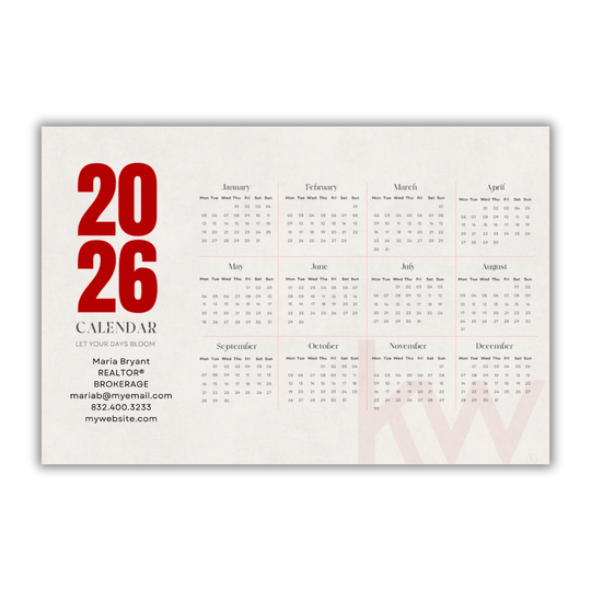 Magnetic Yearly Calendar