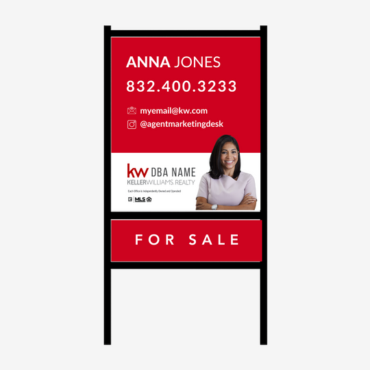 Keller Williams Sign & Frame Package