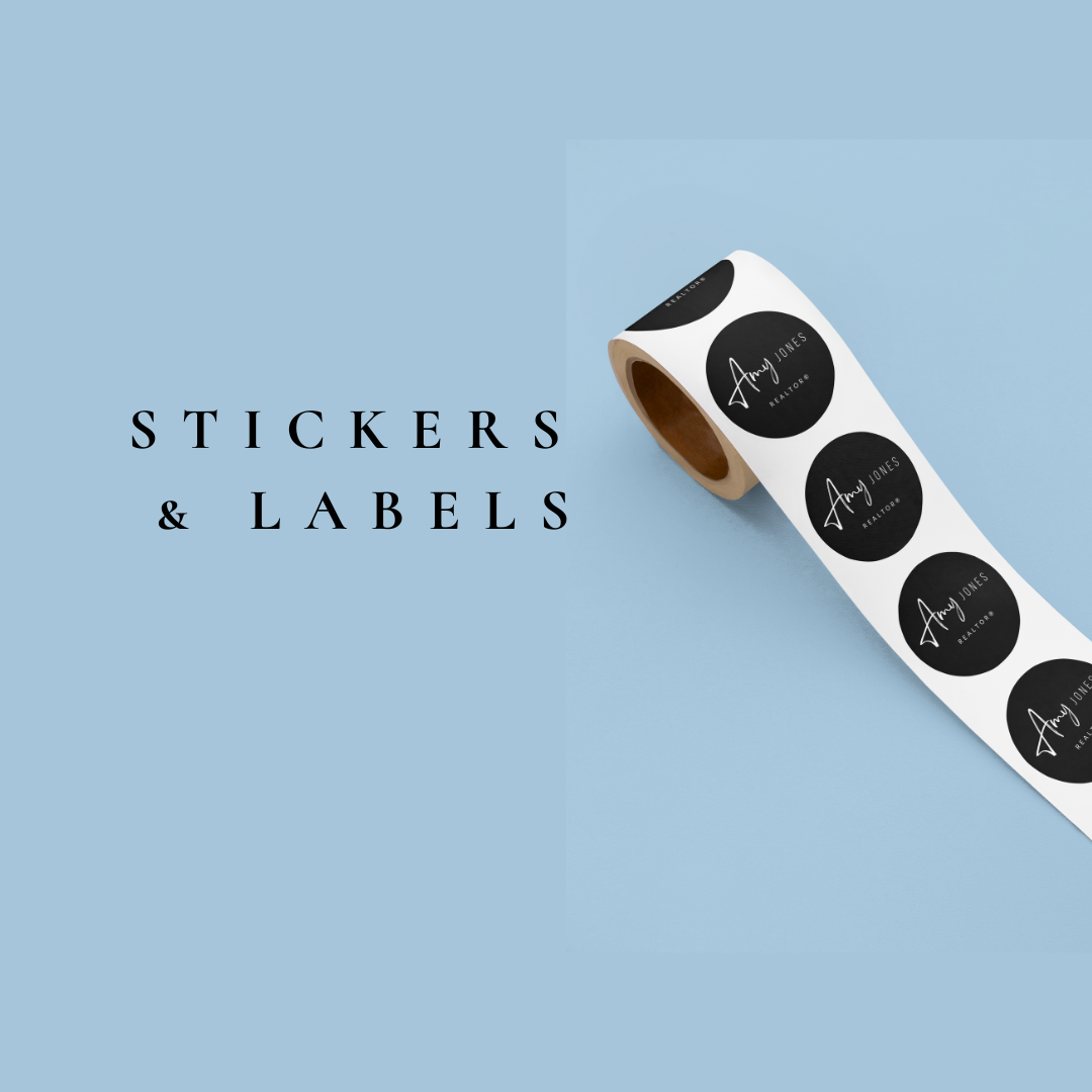 Stickers & Labels - Custom Design – Agent Marketing Desk