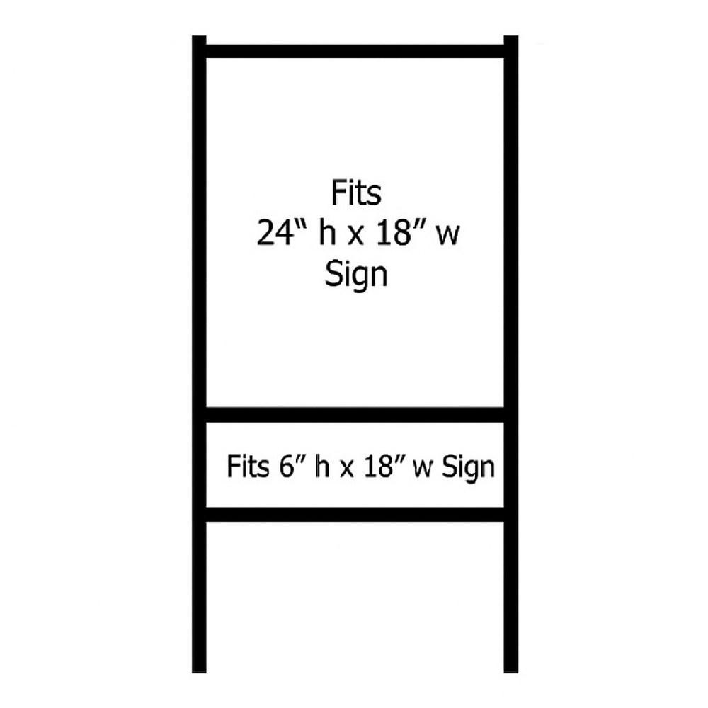 24” x 18” Single Rider Frame – Slide-In Style