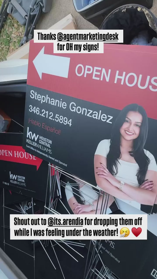 Custom Open House Signs