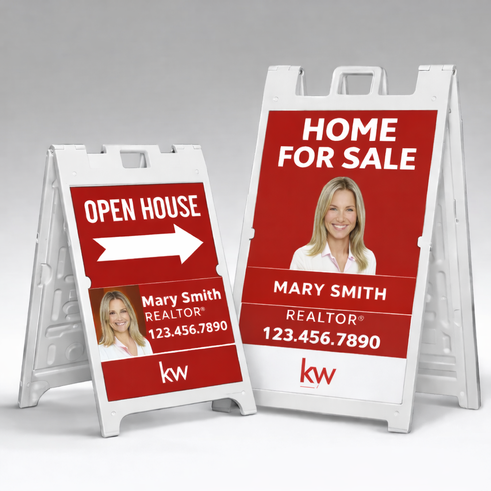 Custom Design A-Frame Sidewalk Signs