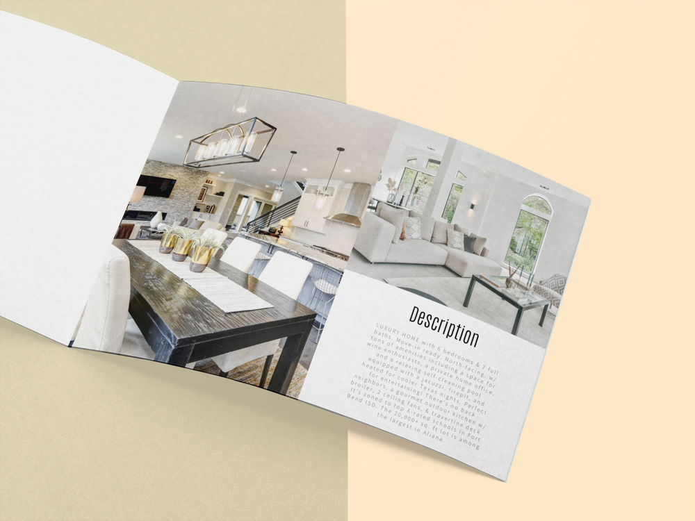 Luxury Listing Booklet