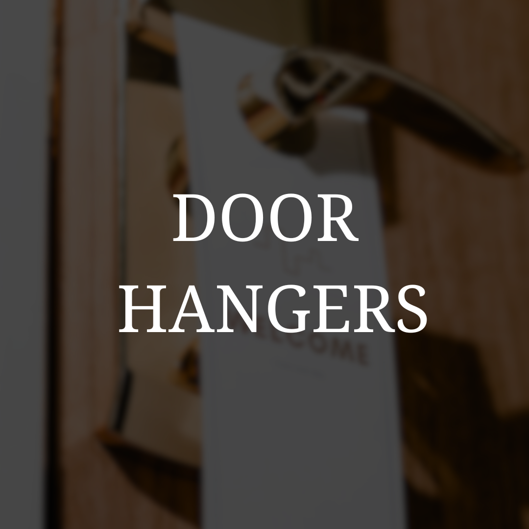 Door Hanger 3.5x8.5 (Custom Design & Print)