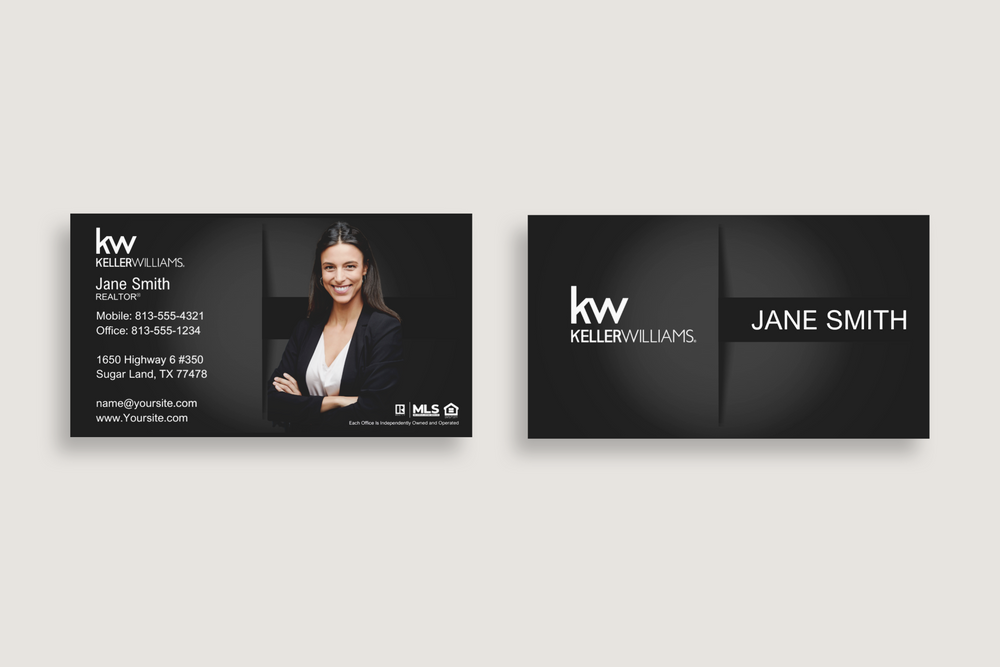 KW Black Business Card v2 - horizontal