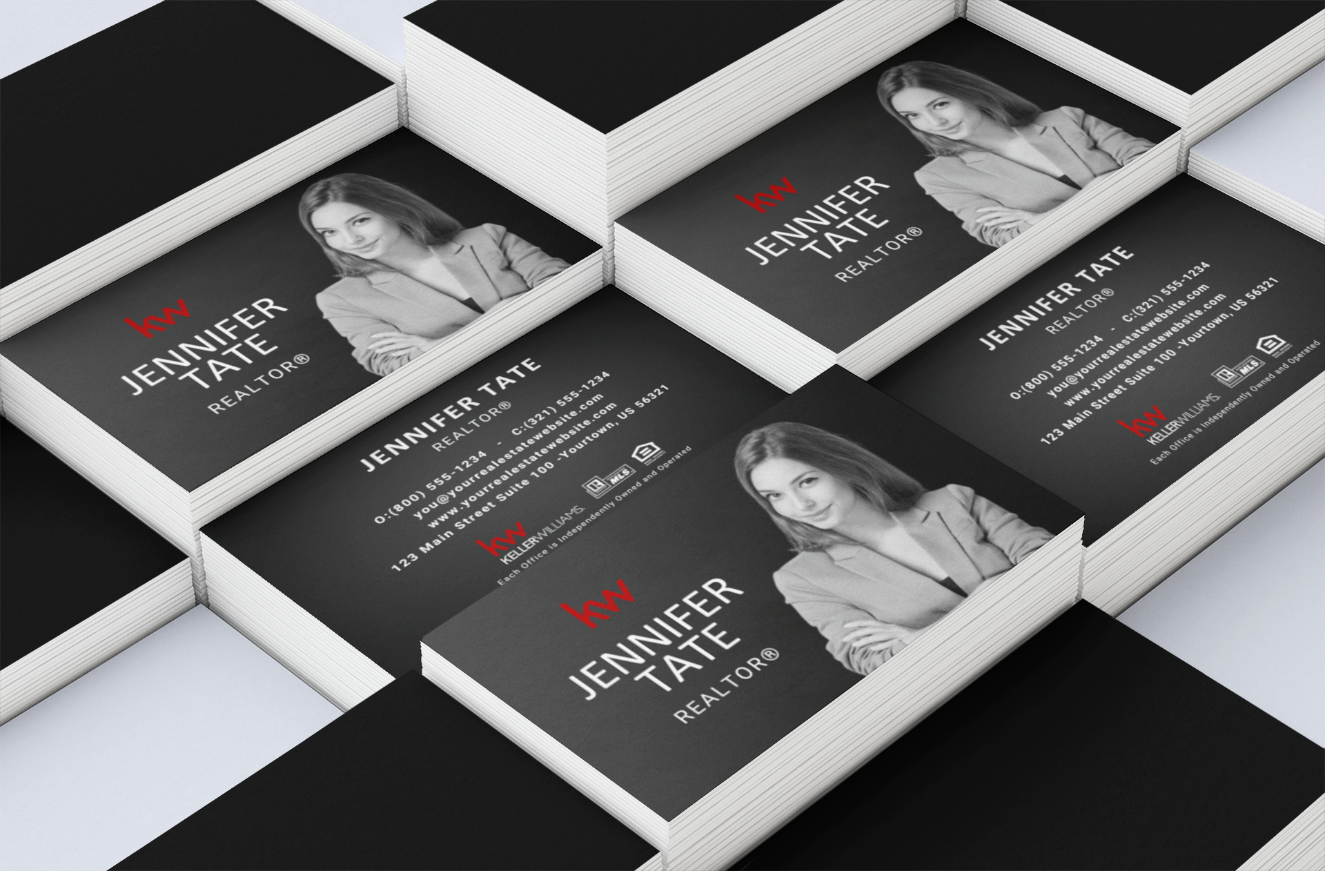 Black 7 Business Card