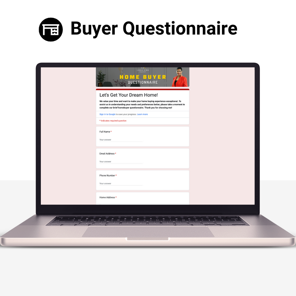 Linktree with Buyer and Seller Questionnaire