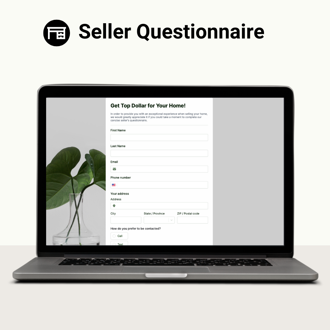 Linktree with Buyer and Seller Questionnaire